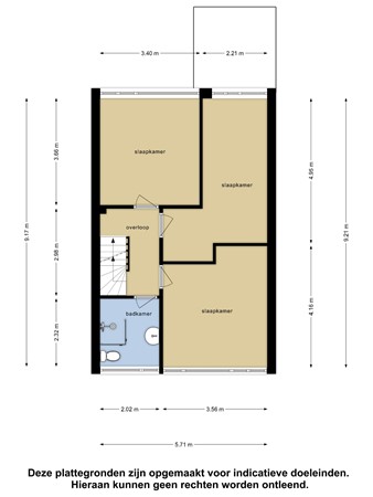 Floorplan - Zwarte Zeestraat 28, 8303 EW Emmeloord